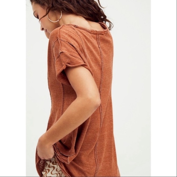 Free People Relaxed Fit Sammie Tee NWT - Picture 3 of 7